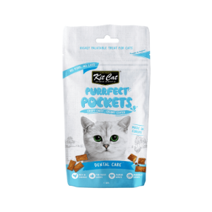 kit cat purrfect pockets dental care