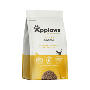 Saco de pienso seco para gatos adultos Applaws pollo, sin cereales, 7,5 kg