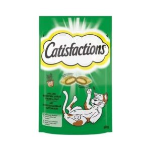 Snack Catisfactions Hierba Gatera para gatos, bolsa 60 g